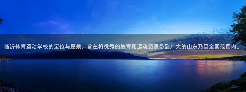 利记官方正版app集团官网首页:临沂体育运动学校的定位与愿景